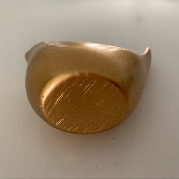 Bird Decor Home Tray Shelf Small Resin Gold - Picture 4 of 4